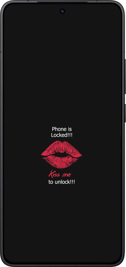 Силиконовый чехол Разблокируй-поцелуй для Xiaomi Redmi K80 - 4372u-4148 изображение 