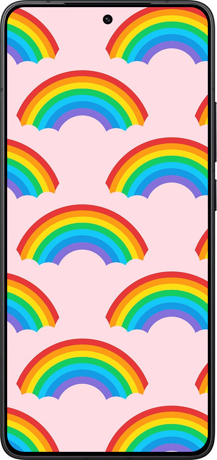 Силіконовий чехол Rainbows для Xiaomi Redmi K80 - 4478u-4148 изображение 