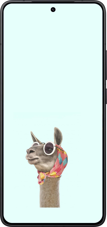 Силіконовий чехол Модна лама для Xiaomi POCO F7 Pro - 4479u-4085 изображение 