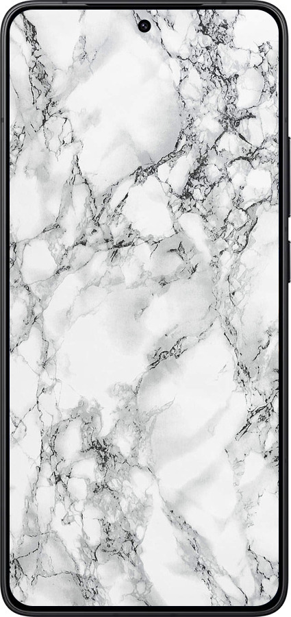 Силиконовый чехол Мрамор белый для Xiaomi Redmi K80 - 4480u-4148 изображение 