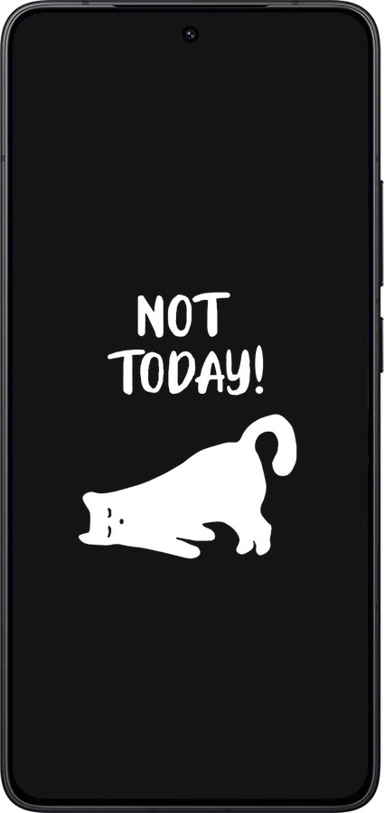 Силіконовий чехол Втомлений кіт для Xiaomi Redmi K80 - 4535u-4148 изображение 