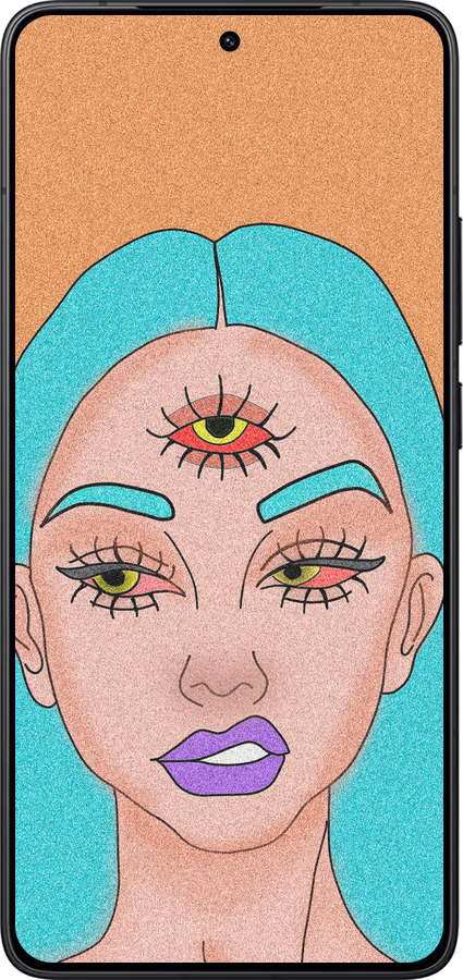 Силиконовый чехол Девушка рисунок для Xiaomi Redmi K80 - 4576u-4148 изображение 