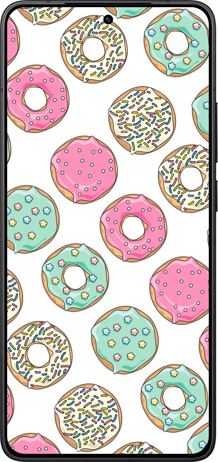 Силіконовий чехол Пончики 1 для Xiaomi Redmi K80 - 4657u-4148 изображение 