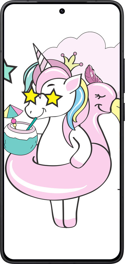 Силіконовий чехол Crown Unicorn для Xiaomi Redmi K80 - 4660u-4148 изображение 