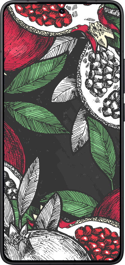 Силиконовый чехол Гранат для Xiaomi Redmi K80 - 4692u-4148 изображение 