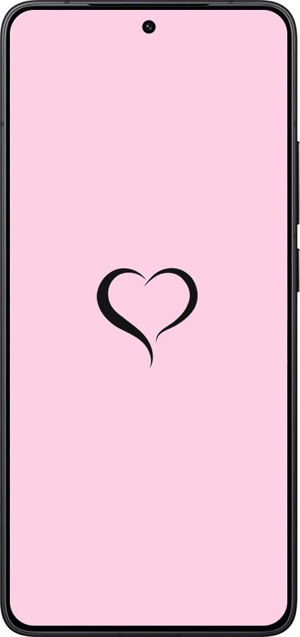 Силіконовий чехол Серце 1 для Xiaomi Redmi K80 - 4730u-4148 изображение 