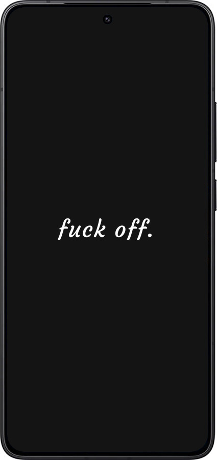 Силиконовый чехол Fuck off для Xiaomi Redmi K80 - 4731u-4148 изображение 