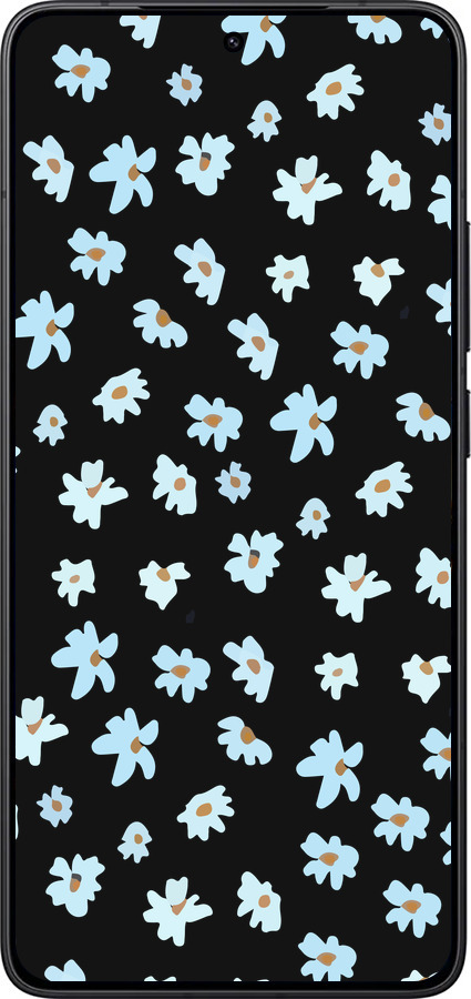 Силиконовый чехол Цветочный для Xiaomi Redmi K80 - 4900u-4148 изображение 