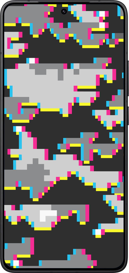 Силіконовий чехол Піксель для Xiaomi Redmi K80 - 5481u-4148 изображение 