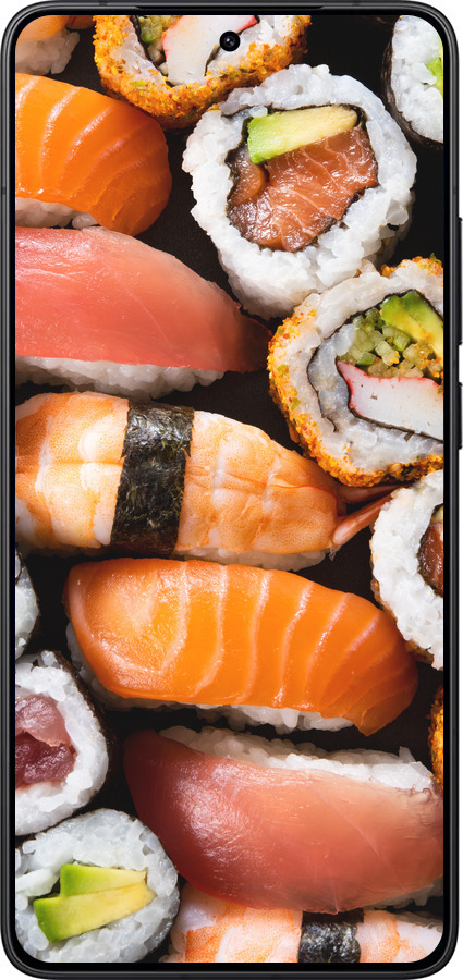 Силиконовый чехол Суши v3 для Xiaomi Redmi K80 - 5540u-4148 изображение 