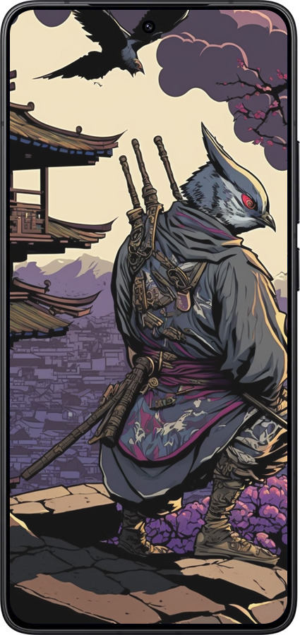 Силиконовый чехол Птица воин для Xiaomi Redmi K80 - 5587u-4148 изображение 