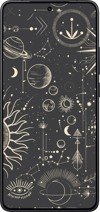 Силіконовий чехол Фаза місяця для Xiaomi Redmi K80 - 5605u-4148 изображение 