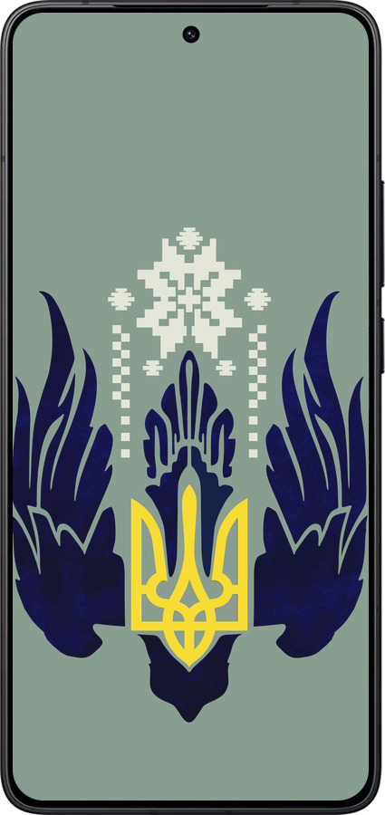 Силиконовый чехол Тризуб с крыльями для Xiaomi Redmi K80 - 5640u-4148 изображение 