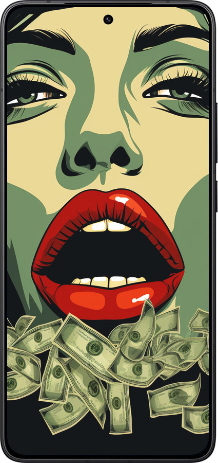 Силиконовый чехол Big money 2 для Xiaomi Redmi K80 - 5668u-4148 изображение 