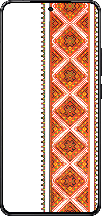 Силиконовый чехол Вышиванка 25 для Xiaomi Redmi K80 - 593u-4148 изображение 