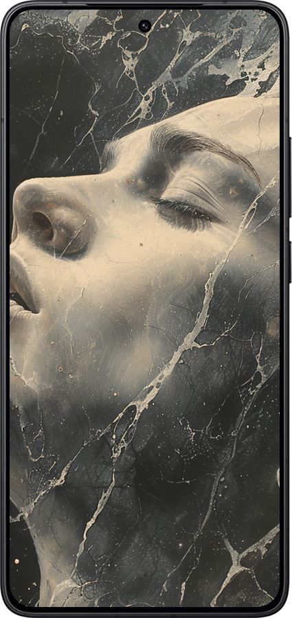 Силиконовый чехол Мраморная женщина для Xiaomi Redmi K80 - 6040u-4148 изображение 