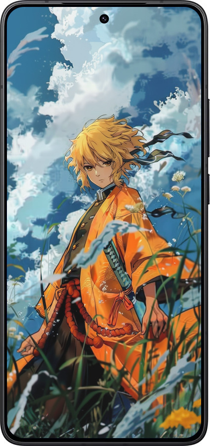 Силиконовый чехол Zenitsu Agatsuma для Xiaomi Redmi K80 - 6117u-4148 изображение 