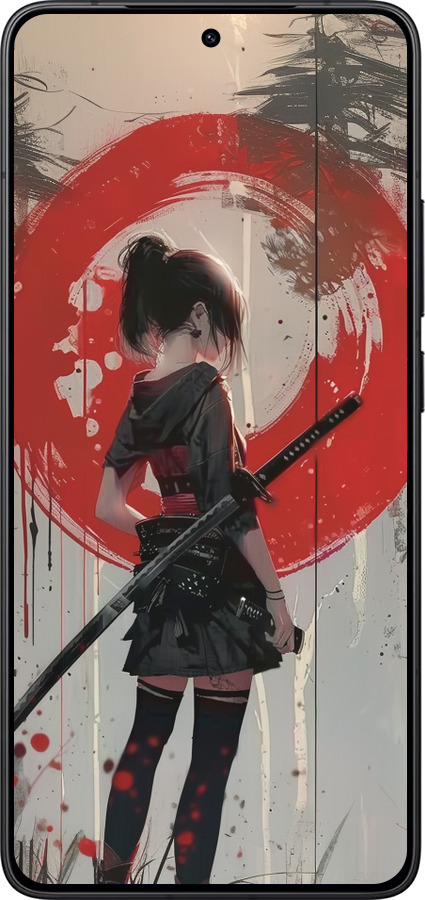 Силіконовий чехол Сутінки воїна: Танок з катаною для Xiaomi Redmi K80 - 6123u-4148 изображение 