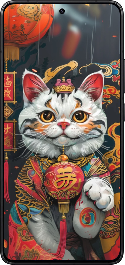 Силиконовый чехол China Cat v2 для Xiaomi Redmi K80 - 6135u-4148 изображение 