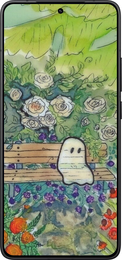 Силиконовый чехол Призрак 3 для Xiaomi Redmi K80 - 6248u-4148 изображение 