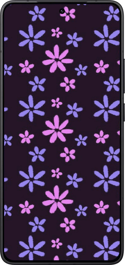 Силиконовый чехол с  цветами для Xiaomi Redmi K80 - 6258u-4148 изображение 