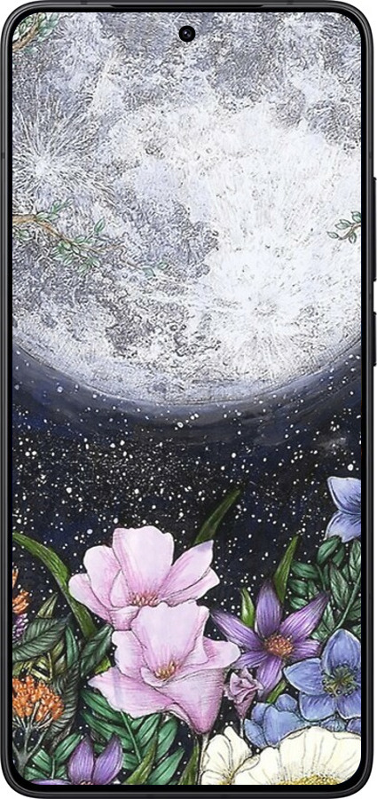 Силиконовый чехол Полночь в саду для Xiaomi POCO F7 Pro - 6259u-4085 изображение 