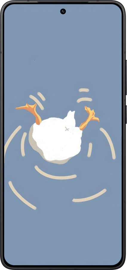 Силиконовый чехол Гусь ныряет для Xiaomi Redmi K80 - 6275u-4148 изображение 