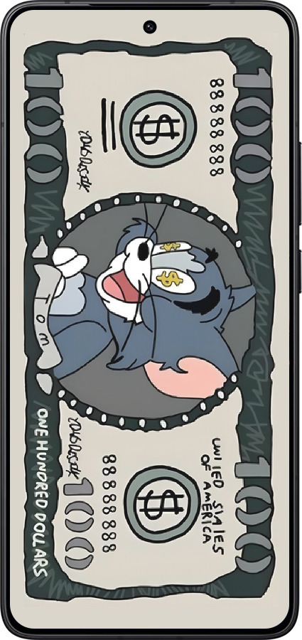 Силиконовый чехол Том и джерри для Xiaomi Redmi K80 - 6291u-4148 изображение 