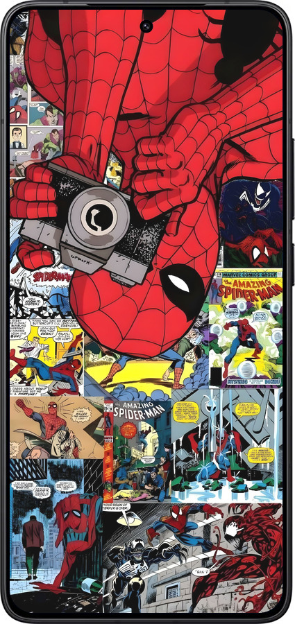 Силиконовый чехол Человек паук 2 для Xiaomi Redmi K80 - 6333u-4148 изображение 