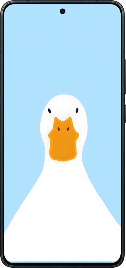 Силиконовый чехол Гусь для Xiaomi Redmi K80 - 6350u-4148 изображение 