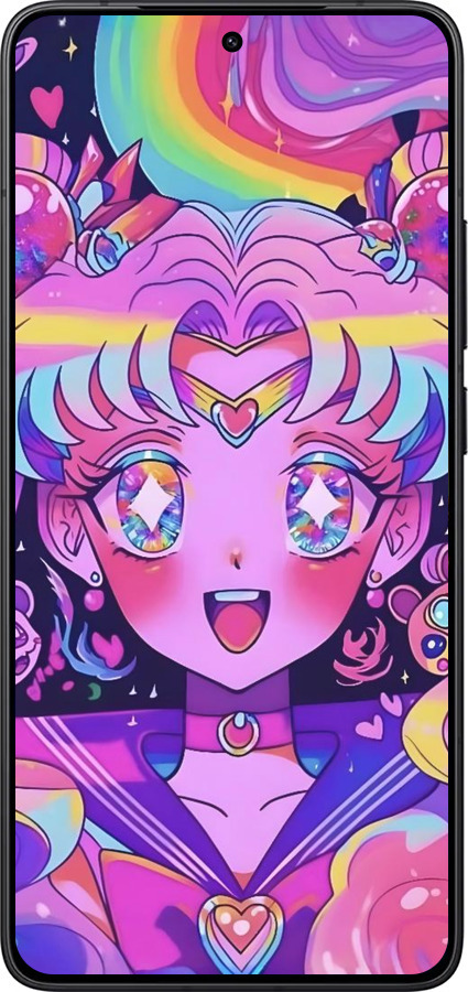 Силиконовый чехол Сейлор Мун 3 для Xiaomi Redmi K80 - 6352u-4148 изображение 