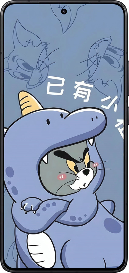 Силиконовый чехол Том и джерри 1 для Xiaomi Redmi K80 - 6358u-4148 изображение 