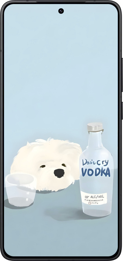 Силиконовый чехол Пес водка для Xiaomi Redmi K80 - 6368u-4148 изображение 