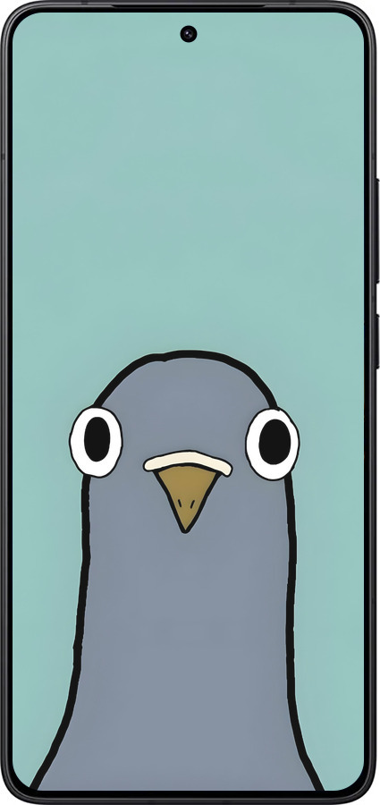 Силиконовый чехол Голубь для Xiaomi POCO F7 Pro - 6388u-4085 изображение 