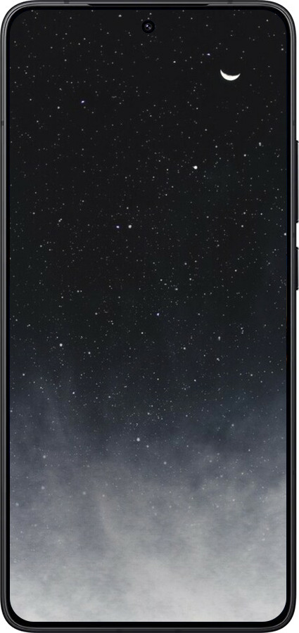 Силиконовый чехол Сині хмари, Синій місяць для Xiaomi Redmi K80 - 6396u-4148 изображение 