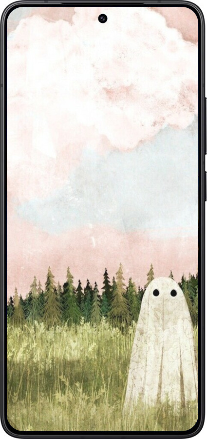 Силиконовый чехол Привидение для Xiaomi Redmi K80 - 6401u-4148 изображение 