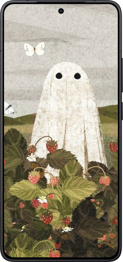 Силиконовый чехол Клубничные поля и привидения для Xiaomi Redmi K80 - 6426u-4148 изображение 
