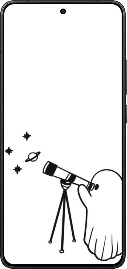 Силиконовый чехол Привидение астроном для Xiaomi Redmi K80 - 6444u-4148 изображение 