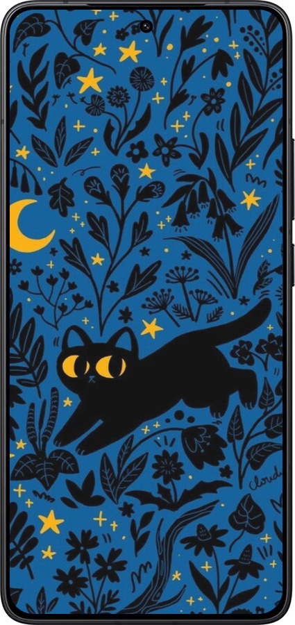 Силиконовый чехол Летняя ночь для Xiaomi POCO F7 Pro - 6472u-4085 изображение 