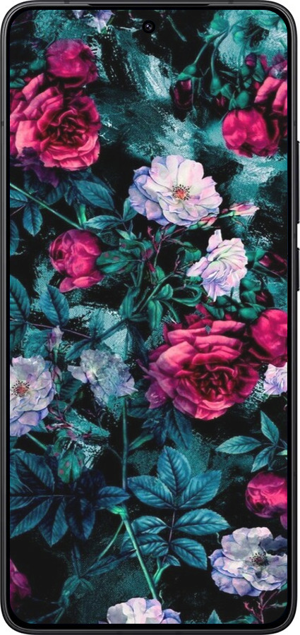 Силиконовый чехол Сад и розы для Xiaomi Redmi K80 - 6483u-4148 изображение 