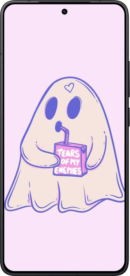 Силіконовий чехол Милий привид для Xiaomi POCO F7 Pro - 6507u-4085 изображение 