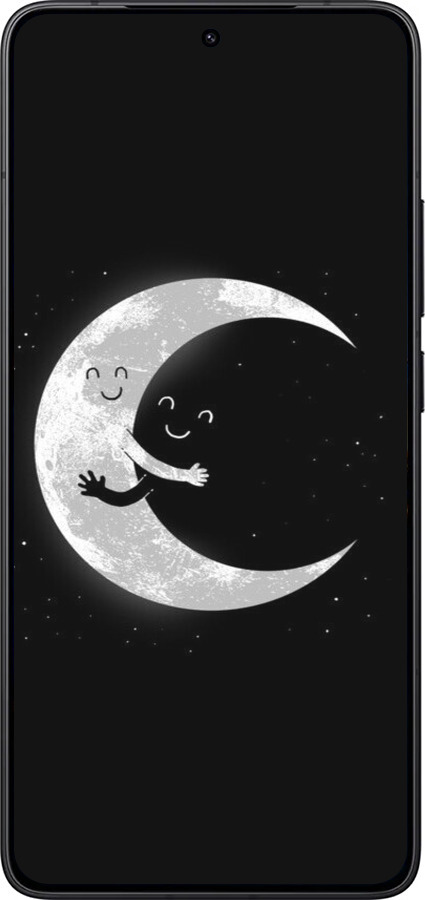Силиконовый чехол Лунные объятия для Xiaomi POCO F7 Pro - 6508u-4085 изображение 