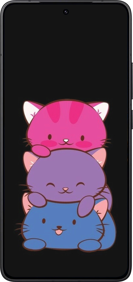 Силиконовый чехол Милые кошки для Xiaomi Redmi K80 - 6518u-4148 изображение 