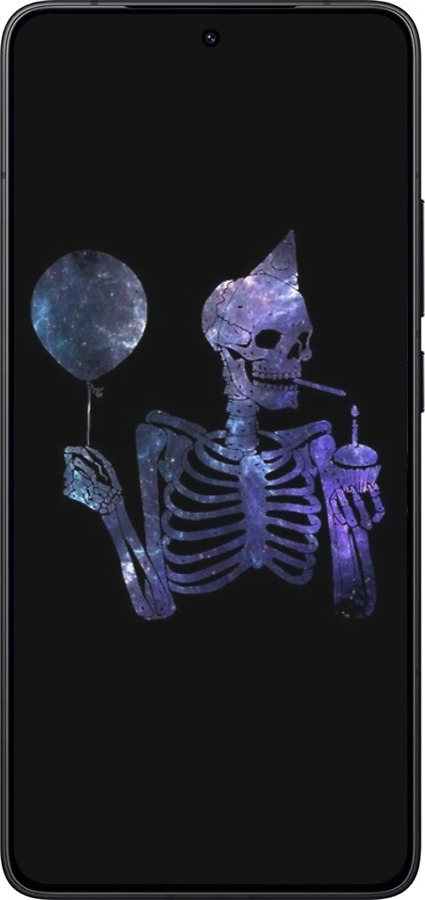 Силиконовый чехол Скелетное искусство для Xiaomi Redmi K80 - 6536u-4148 изображение 