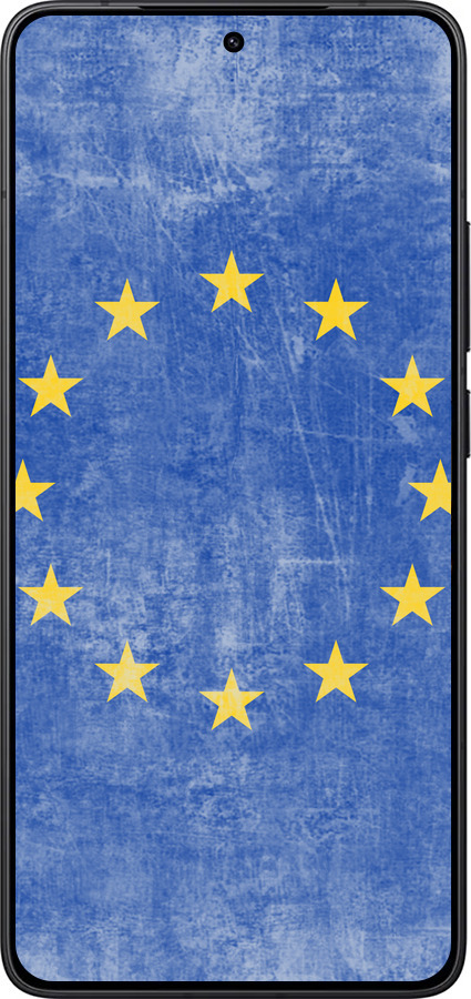 Силиконовый чехол Евросоюз 4 для Xiaomi POCO F7 Pro - 765u-4085 изображение 