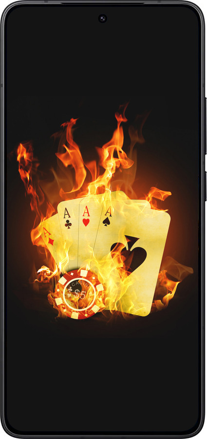 Силиконовый чехол Горящие карты для Xiaomi Redmi K80 - 839u-4148 изображение 