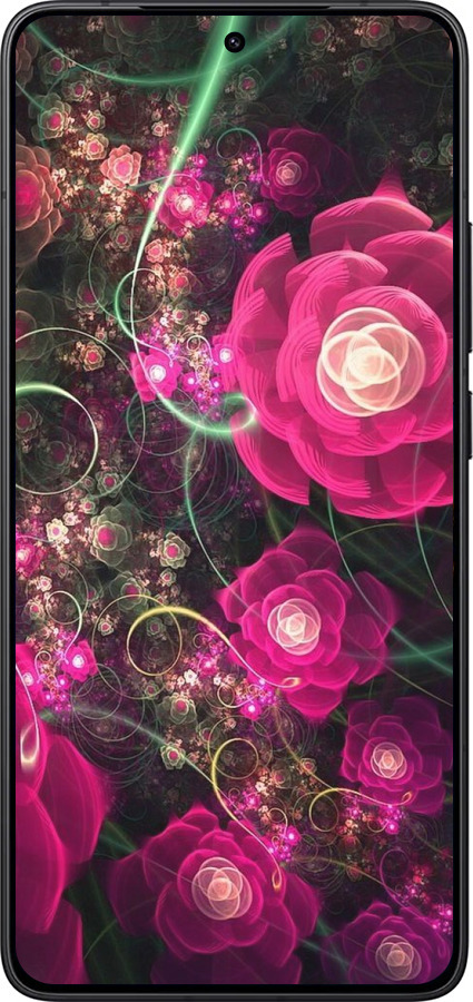 Силиконовый чехол Абстрактные цветы 3 для Xiaomi Redmi K80 - 850u-4148 изображение 