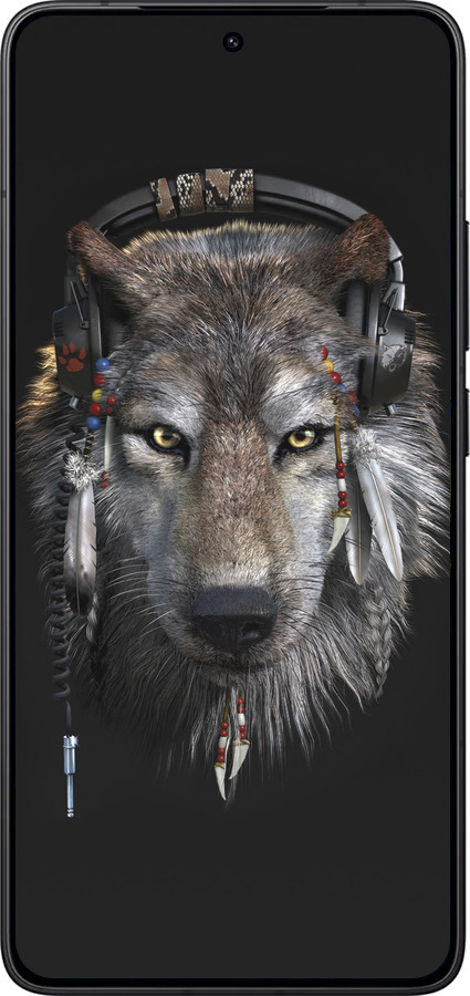 Силиконовый чехол Волк-меломан для Xiaomi POCO F7 Pro - 875u-4085 изображение 