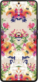 Силиконовый чехол Цветочный узор для Xiaomi Poco F7 Ultra - 1083u-4086 изображение 