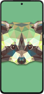 Силиконовый чехол Енот для Xiaomi Poco F7 Ultra - 1217u-4086 изображение 